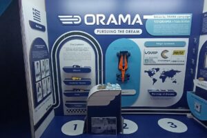 Pit display in F1 in schools - ORAMA